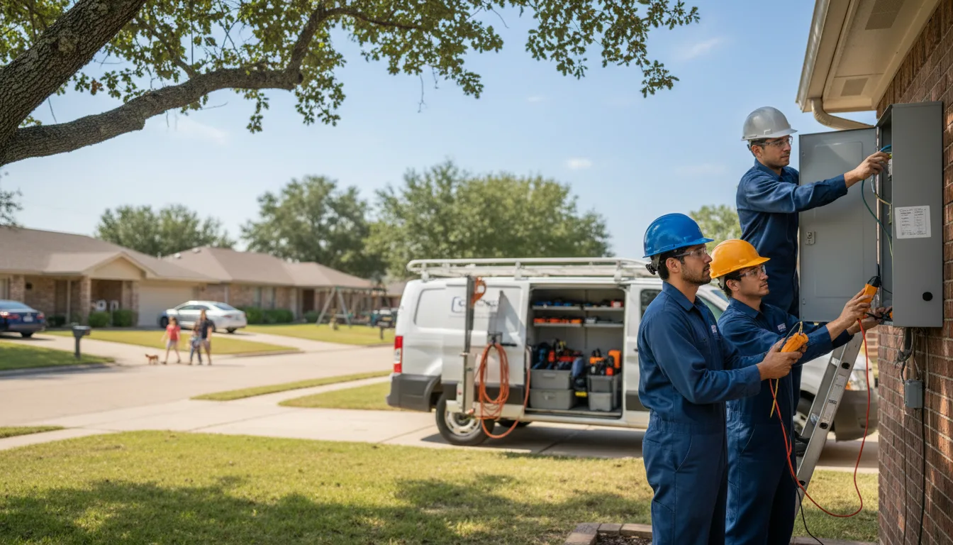 Certified electrician providing emergency electrical services in Sawyer, OK